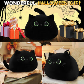 Auspicious Beginning cat plush decor for bedrooms, living rooms, or desks.