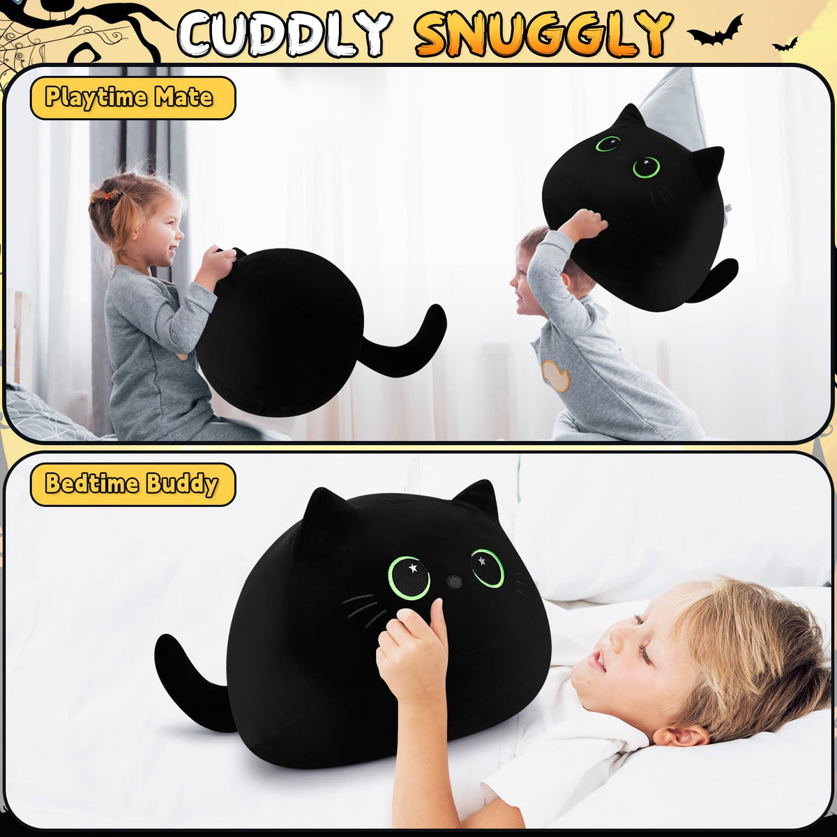 Auspicious Beginning plush makes a thoughtful gift for kids and cat lovers.