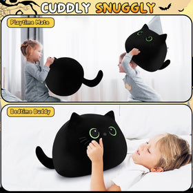 Auspicious Beginning plush makes a thoughtful gift for kids and cat lovers.