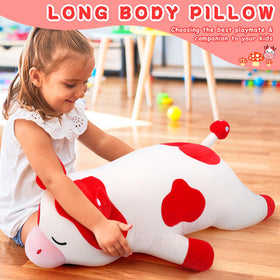 Auspicious Beginning Mushroom Cow plush, vacuum-packed packaging expands to full fluff.