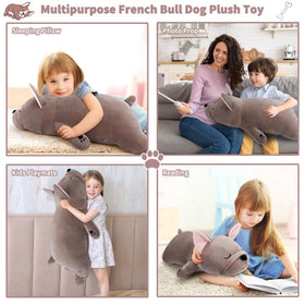 Perfect gift idea: Auspicious Beginning giant French Bulldog plush.