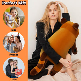 Auspicious Beginning red panda plush ideal for cozy nighttime cuddles and imaginative play.