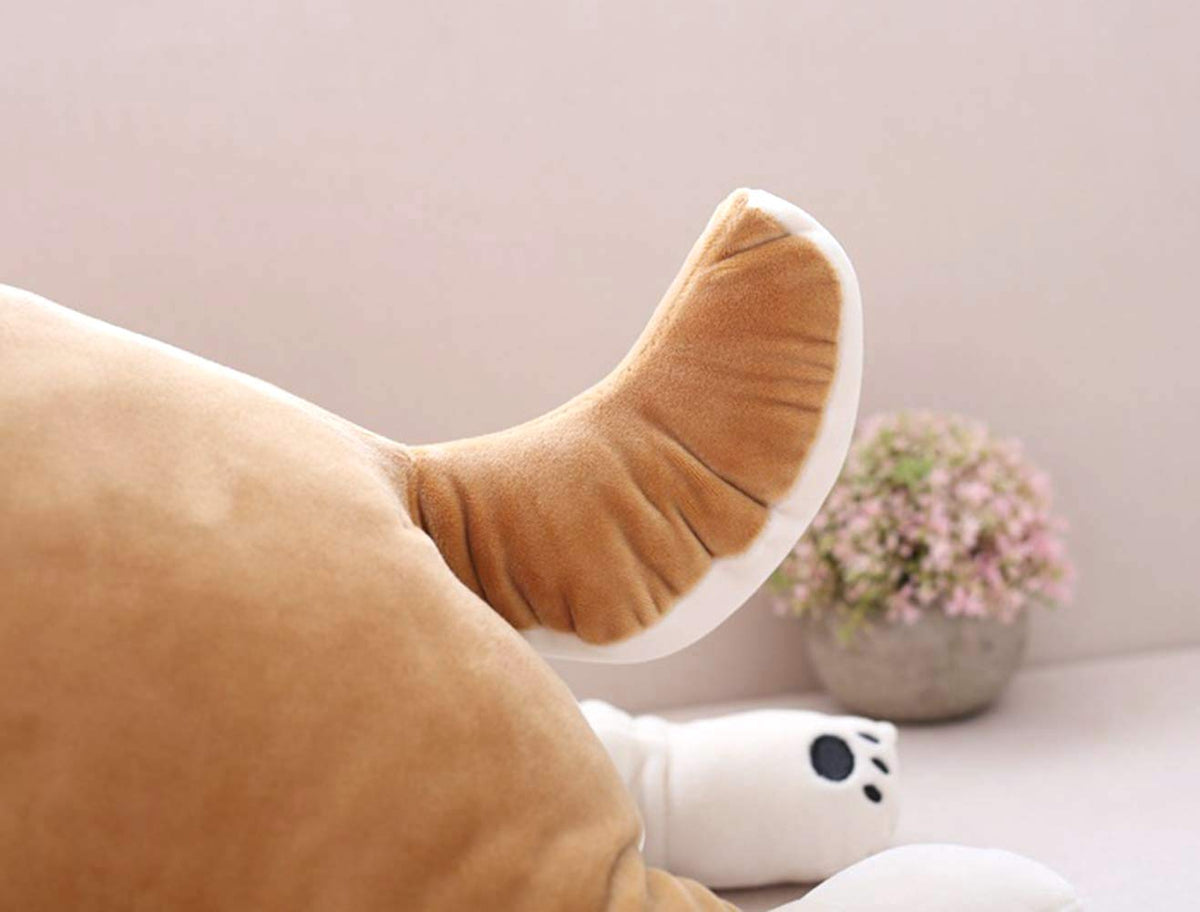 Auspicious Beginning Shiba Inu Plush bedroom decor adds soft charm