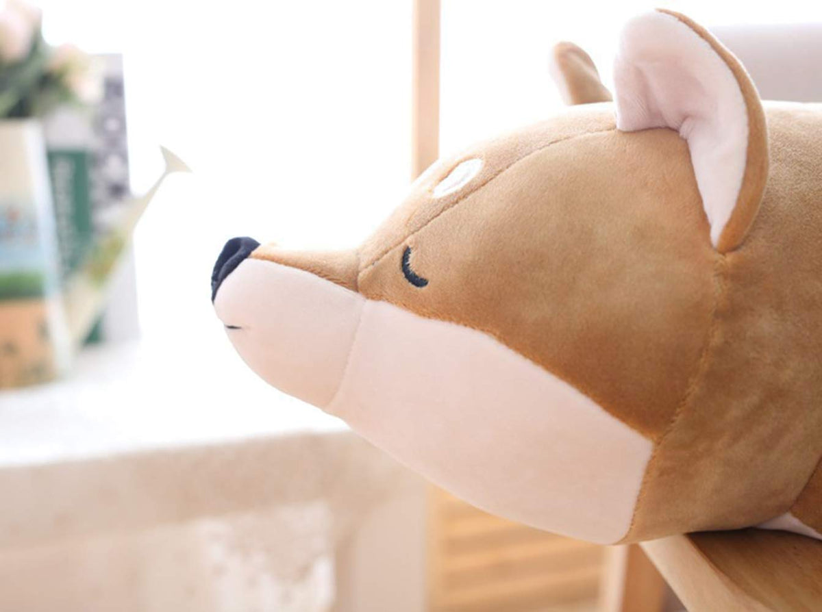 Auspicious Beginning Shiba Inu Plush fur detail showcases premium plush