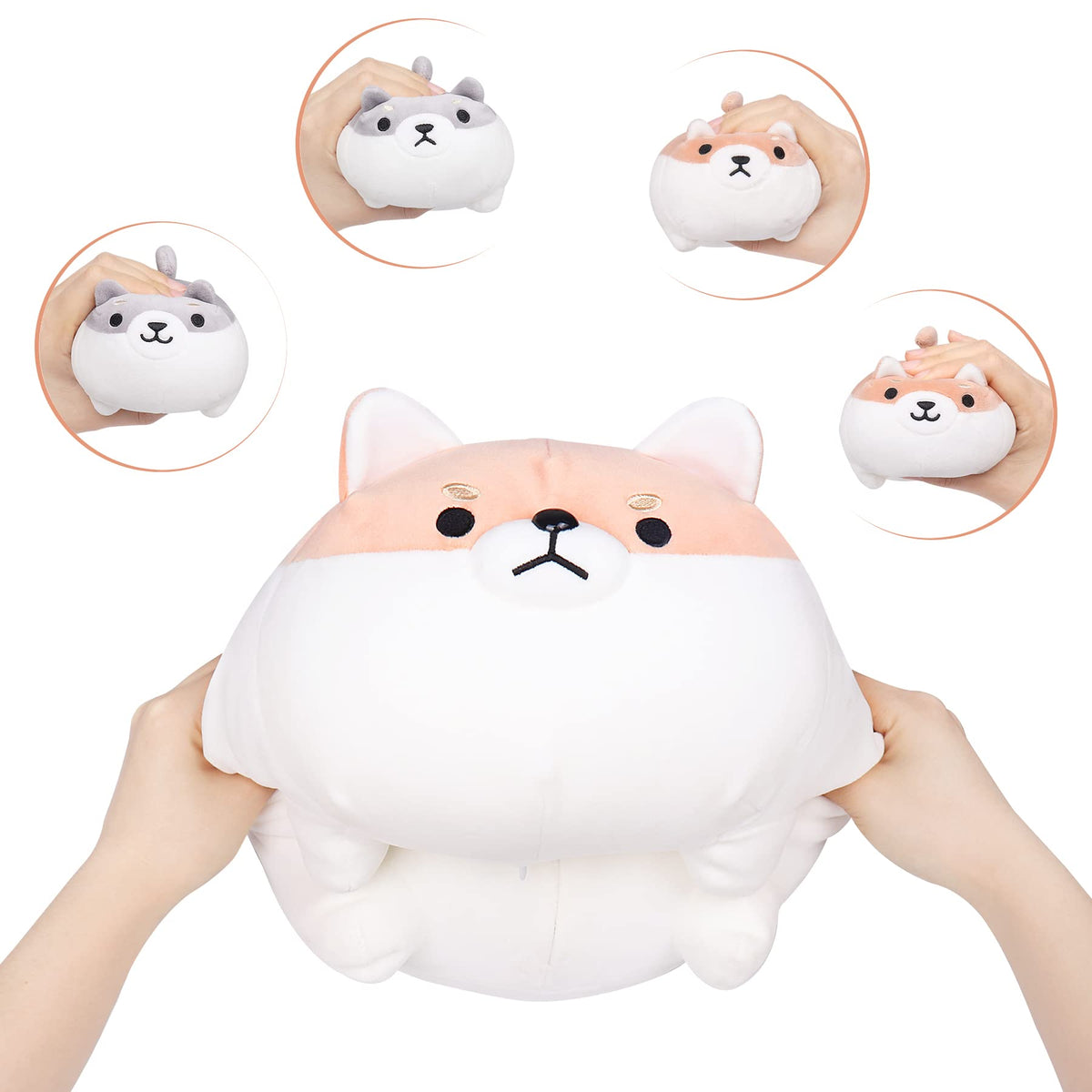 Auspicious Beginning Shiba Inu brown puppy plush for cuddles and adventures.