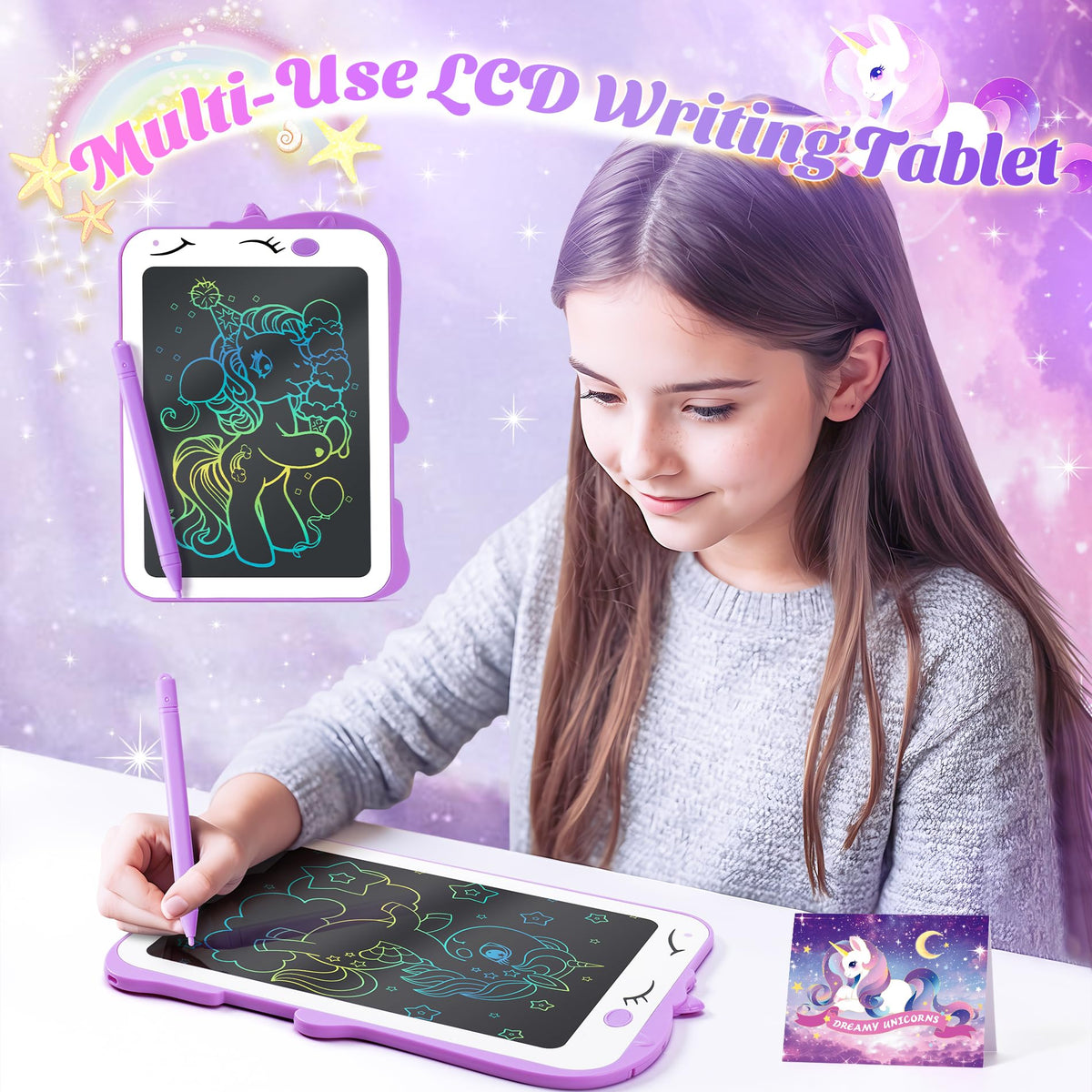 Auspicious Beginning unicorn headband adds playful style