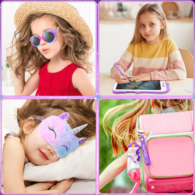 Auspicious Beginning unicorn makeup bag helps organize essentials