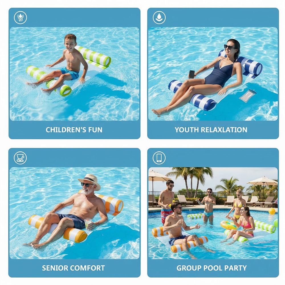 Auspicious Rain 8-pack colors give everyone a shade for pool time and social moments.