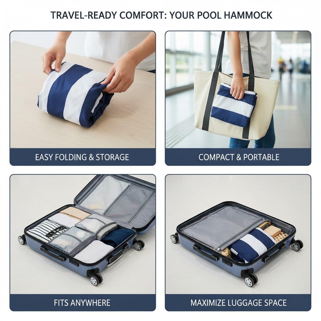Auspicious Rain compact-foldable float set for easy packing