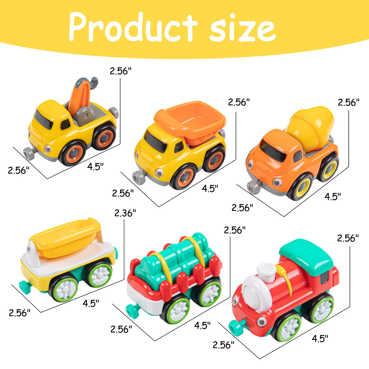 Auspint Magnetic Train Carriage Set transport cars: sturdy, kid-friendly construction for daily use