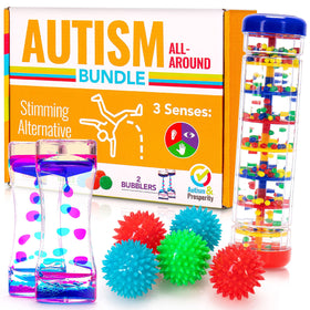 Autism & Prosperity rainmaker beads create calming raindrop sounds for focus.