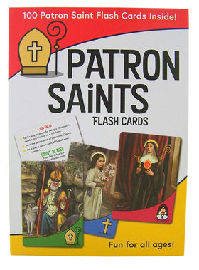 Autom Catholic Kids flash card Saint Christopher with portrait and biography for travel saint study.