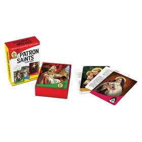 Autom Catholic Kids flash card Saint Joseph with portrait and biography for family catechesis.