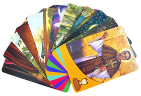 Autom Catholic Kids flash card Saint Teresa with portrait and fun facts for classroom learning.