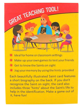 Autom Catholic Kids flash cards set 100 in sturdy gift box for easy storage.