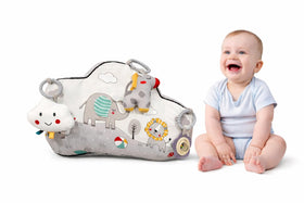 Machine washable and travel friendly Autumn Bliss Co tummy time pillow