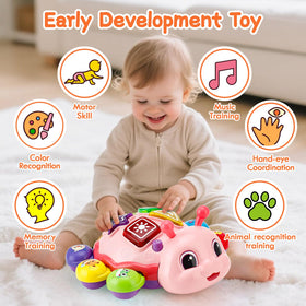 AUUGUU bilingual musical learning toy provides English and Spanish modes for early language exposure.