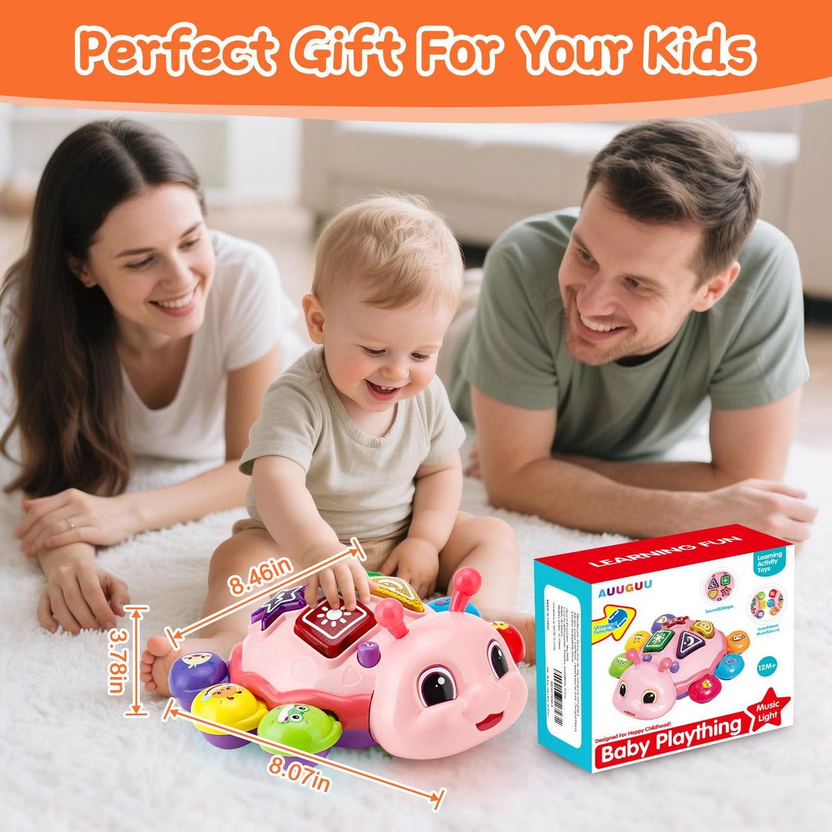 AUUGUU gift-ready packaging presents a thoughtful developmental toy option.