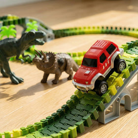 AUUGUU motorized cars provide smooth action on the track