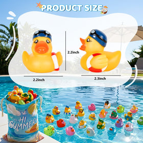 Auvitaya jeep-pattern ducks offer playful jeep themes for party decor.