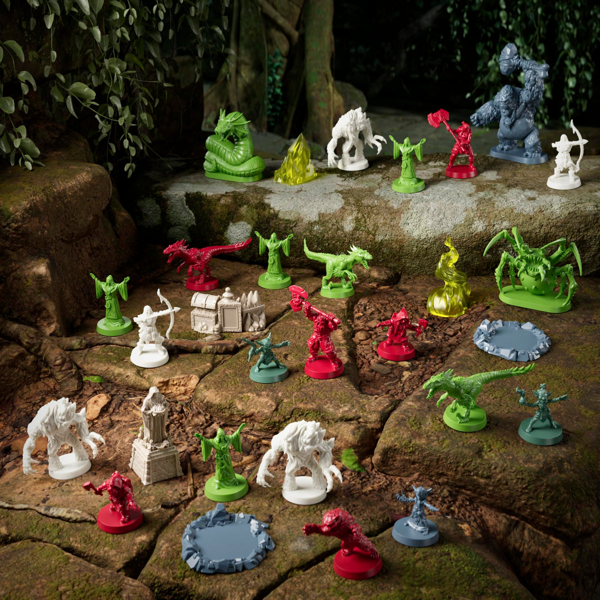 Avalon Hill HeroQuest Jungles Delthrak dwarven relic artifact cards spark investigative play.
