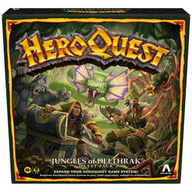 Avalon Hill HeroQuest Jungles Delthrak giant ape miniature enhances jungle encounter battles.