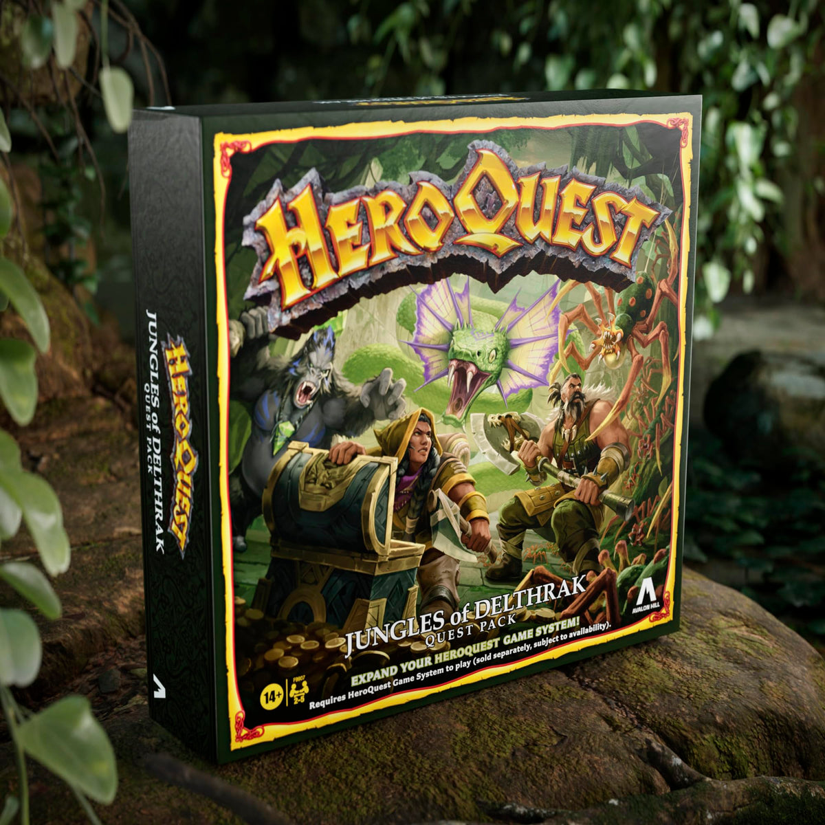 Avalon Hill HeroQuest Jungles Delthrak Berserker Explorer hero options expand play styles.