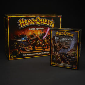 Avalon Hill HeroQuest Kellars Keep game elements support cooperative play.