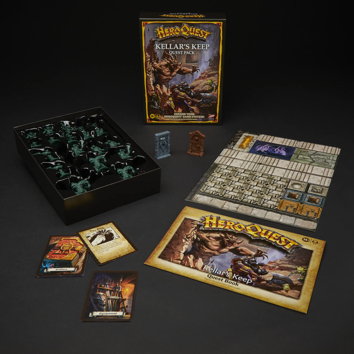 Avalon Hill HeroQuest Kellars Keep quests extend adventure and replayability.