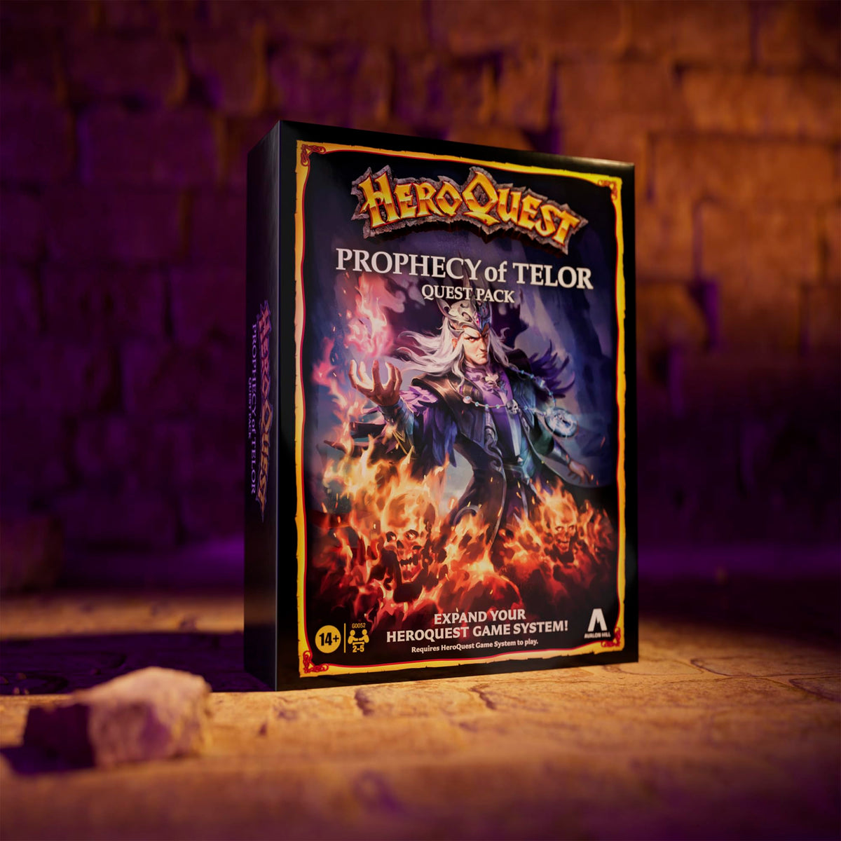 Avalon Hill Prophecy Telor Unpainted Miniatures Pack enables customization