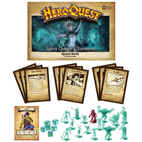 Avalon Hill Spirit Queen's Torment illustrated cards for tactical planning.