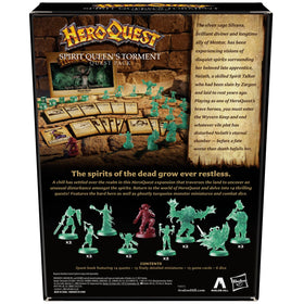 Avalon Hill Spirit Queen's Torment quest book open for new adventures.