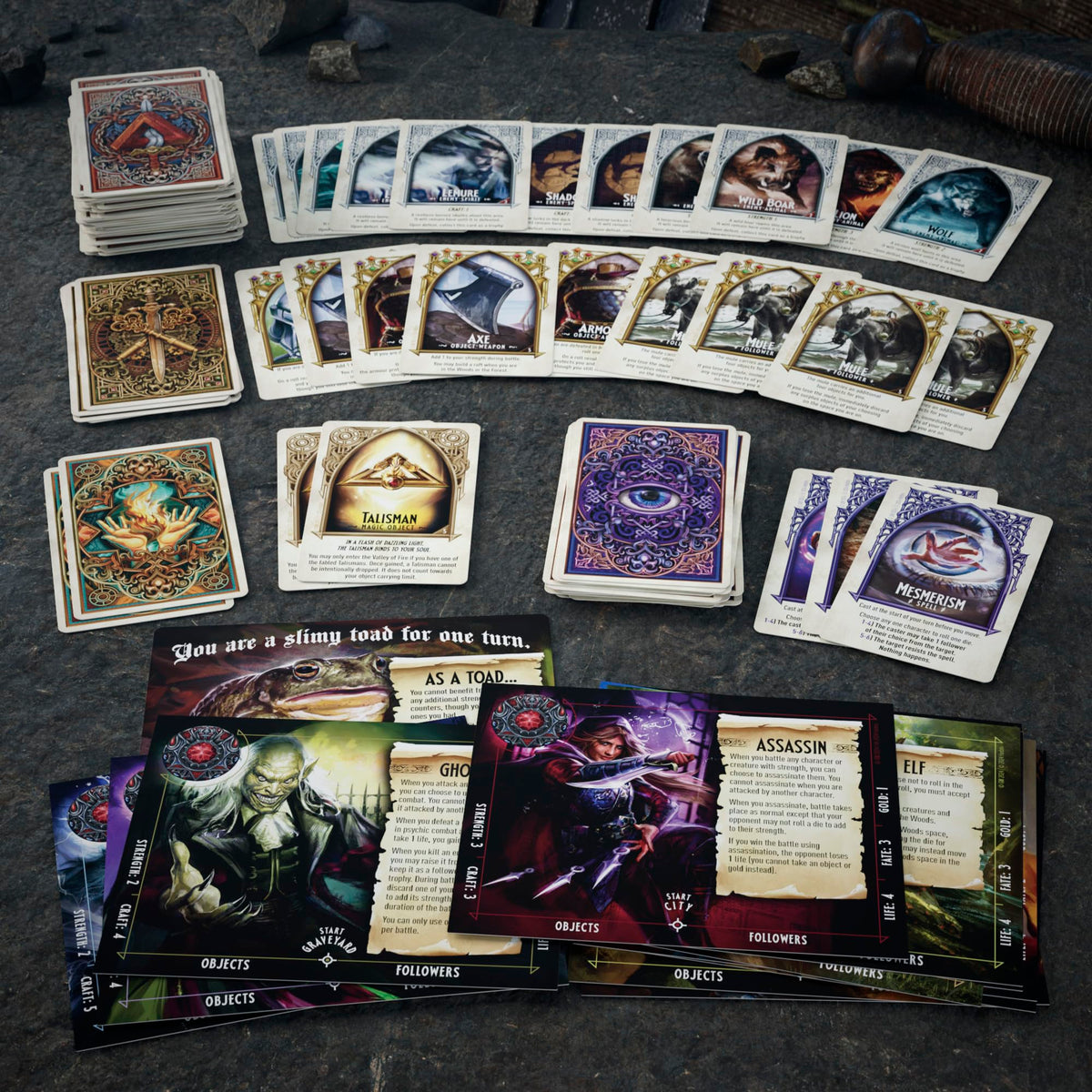 Avalon Hill Talisman purchase cards shaping resource flow and access