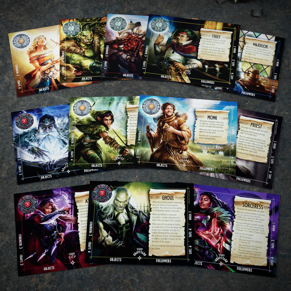 Avalon Hill Talisman talisman cards guiding endgame objectives and strategy