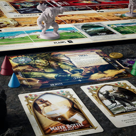 Avalon Hill Talisman toad card and tokens adding a quirky encounter element