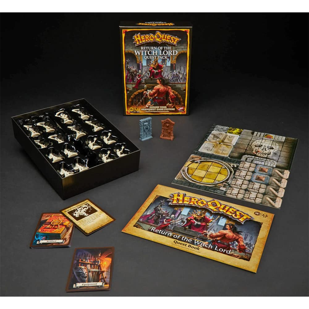 Avalon Hill Witch Lord miniatures set expands undead foes for tense battles.