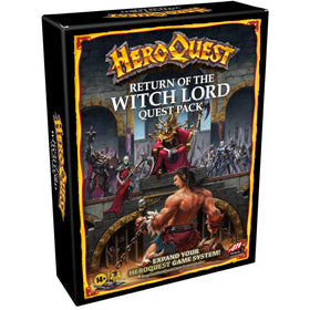 Avalon Hill Witch Lord quest pack cover art boosts cooperative dungeon adventures.