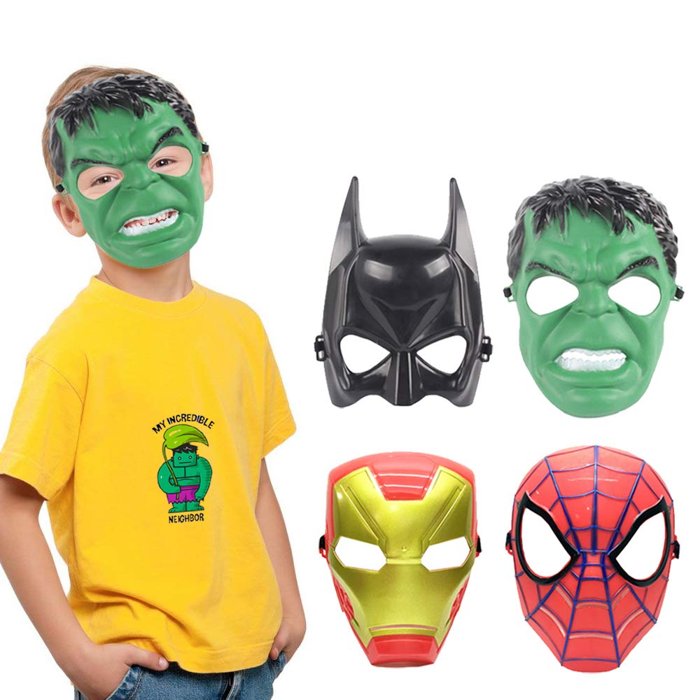 Avazera kids superhero mask with bold print for imaginative play