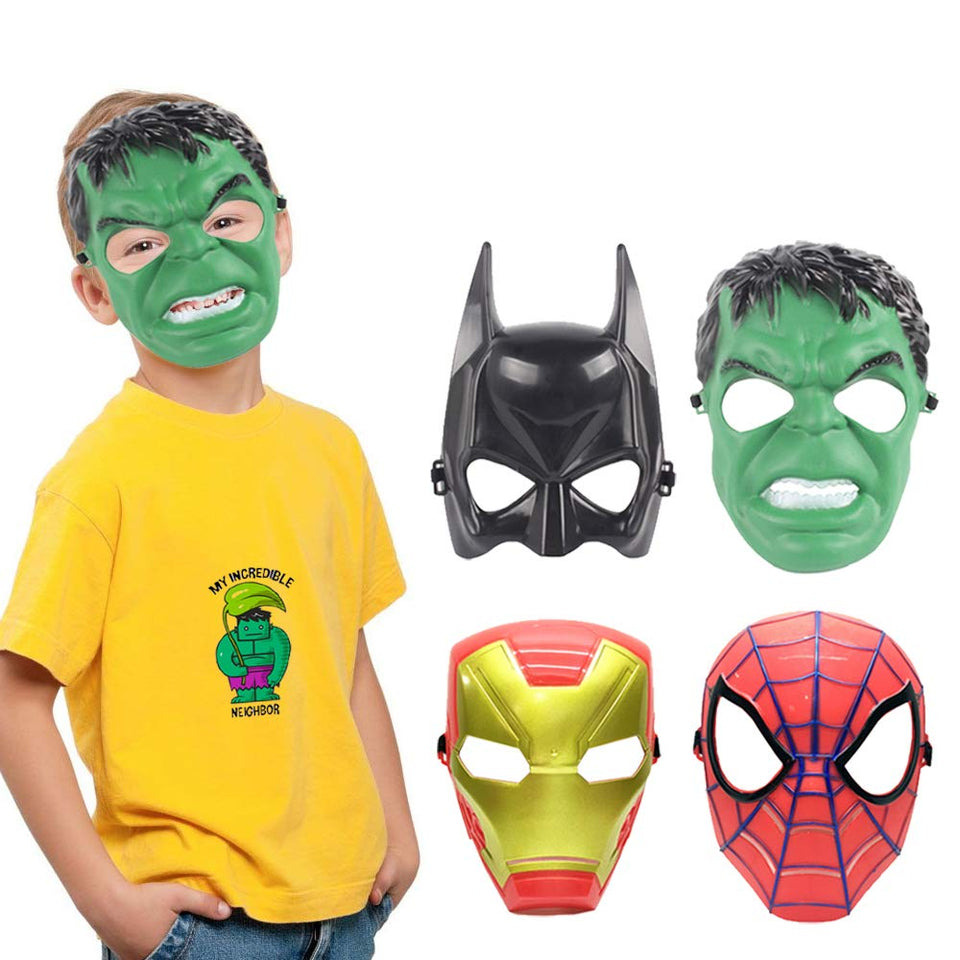 Avazera kids superhero mask with bold print for imaginative play
