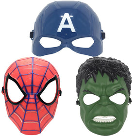 Avazera superhero mask for kids, front view with thick durable plastic for long-lasting play