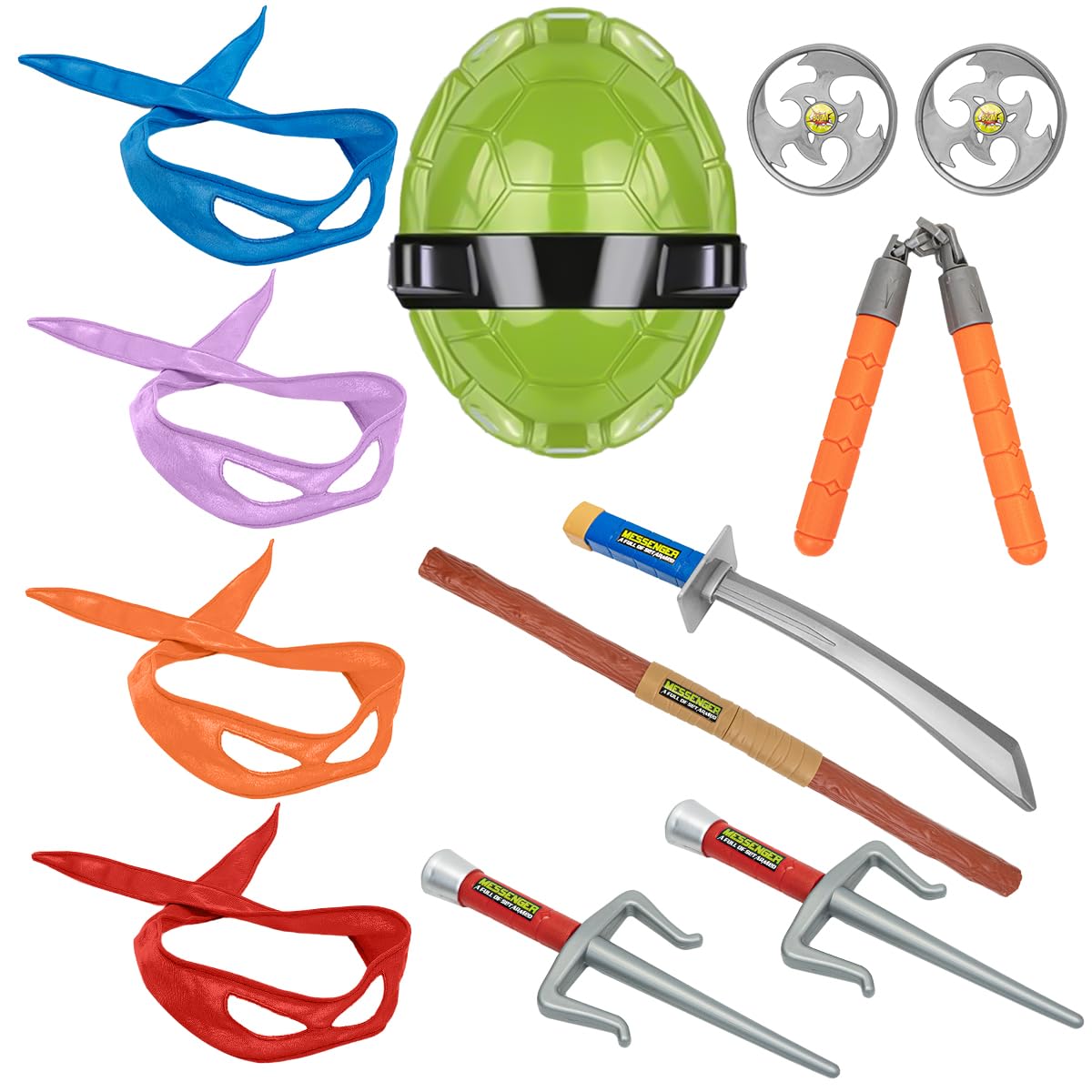 Avazera Turtle Shell Set for kids, enhances imaginative dress-up adventures for kids.