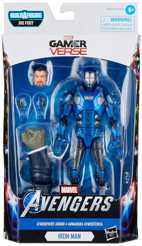 Hasbro Marvel Legends Atmosphere Iron Man, high articulation for action poses.