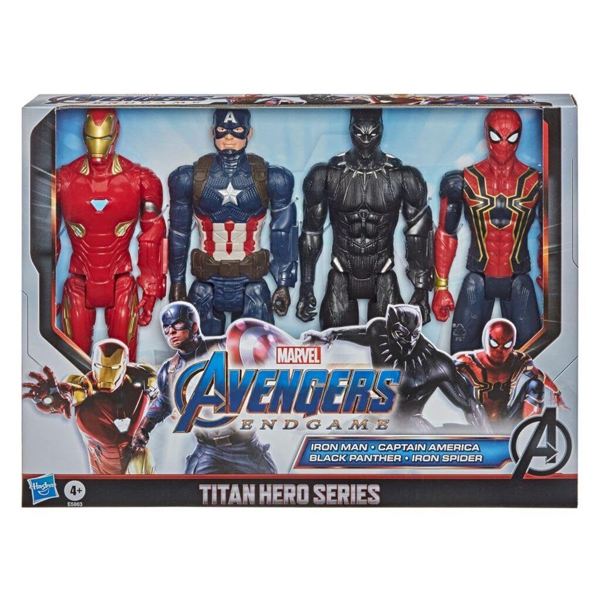 Avengers Captain America 12-inch figure ready for heroic poses and imaginative play.