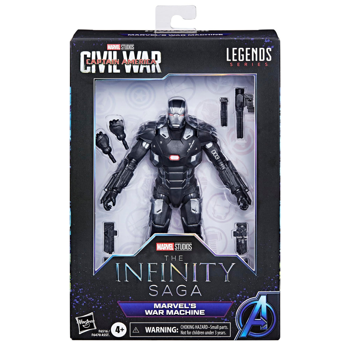 Captain America Civil War figure from Marvel Legends for display and posing.