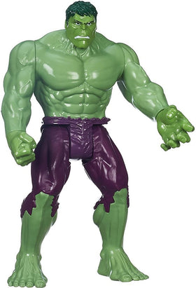 Avengers Hulk Titan Hero figure viewed from front for dynamic display and play