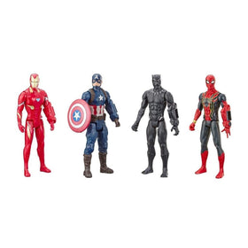 Avengers Iron Spider 12-inch figure with poseable joints for dynamic battles.