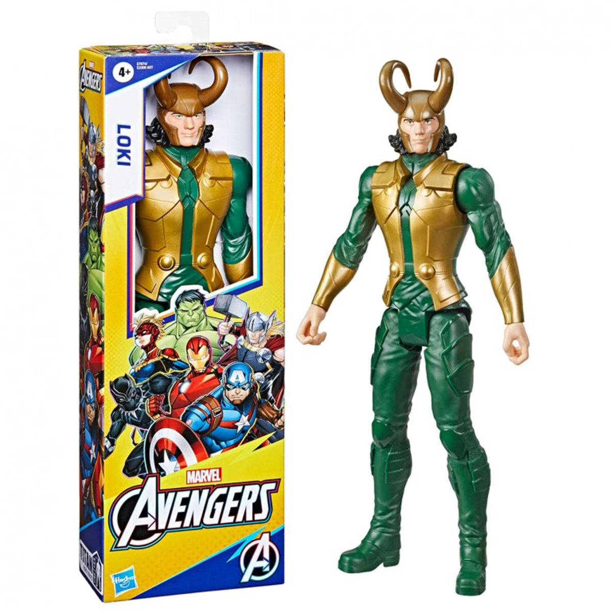 Avengers Loki packaging image, kid-friendly packaging and easy unboxing experience.