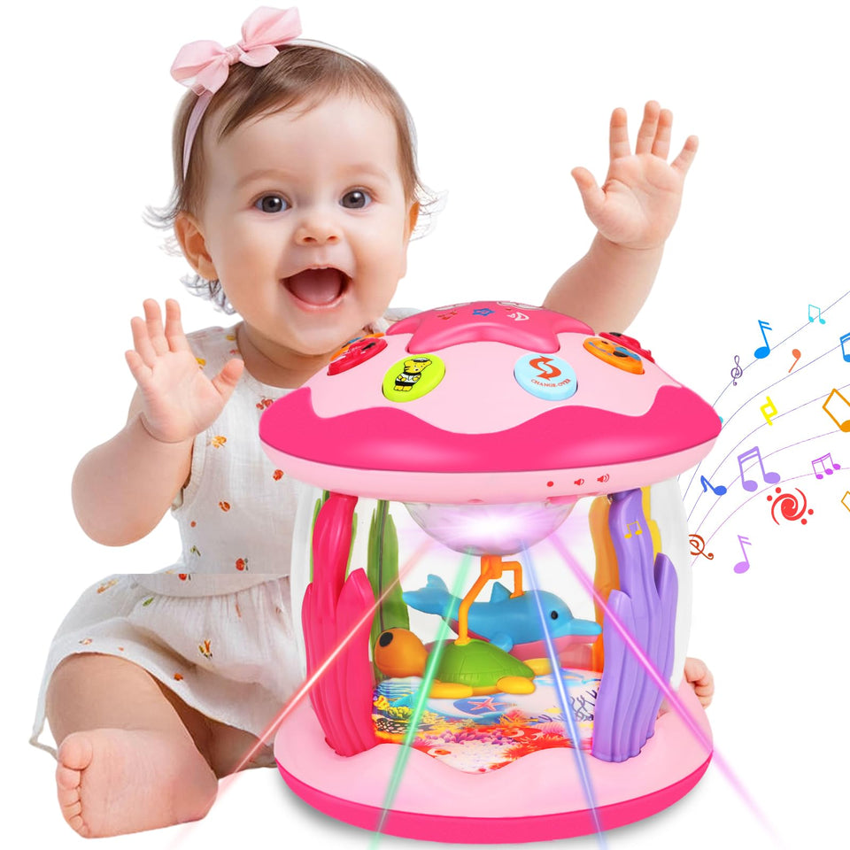 Avesa ocean toy with rotating lights for babies visual exploration
