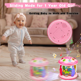 Avesa star-drum button encourages little hands to press and explore