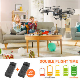 AVIALOGIC extra battery pack prolongs flight time for longer sessions.